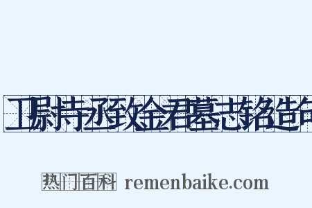 卫尉寺丞致金君墓志铭造句是什么意思的图片